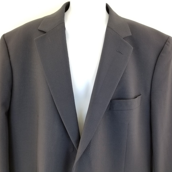 Brooks Brothers 346 Mens 45L Wool Blend Navy Blue - Picture 2 of 8